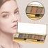 Sparkle Eyeshadow Palette & 9 Colors Shimmer Makeup Palette & Cosmetic Brush Set, Gold Glitter, Highly Shining