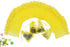 Stratalife 100PCS 5X7 Small Organza Bags with Drawstring for Wedding Party Favor, Jewelry, Candy Bags, Yellow
