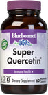 Bluebonnet Nutrition Super Quercetin Vegetable Capsules, Vitamin C Formula for Seasonal & Immune Support, 60 Capsules