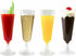Nicole Fantini 20 Count Heavyweight Plastic Champagne Flute, 5-Ounce (40)