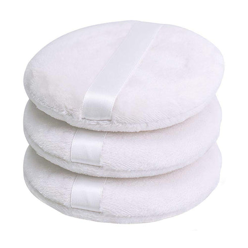 Topwon 4 Inch Powder Puff, Washable Large Body Powder Puff for Makeup & Face Cleaning - Soft & Furry