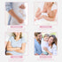 Hot/Cold Breast Gel Bead Ice Packs, Relief for Breastfeeding, Nursing Pain, 2 Pack (Pink)