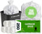 TRASHIFY Small Trash Bags 4 Gallon, 250 Count Clear Garbage Bags, Extra Strong