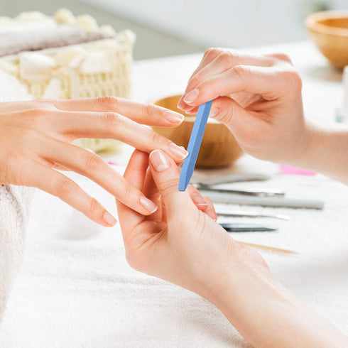 Mudder 8 Pcs Stone Nail File Pumice Stick, Nail Cuticle Pusher Rock File for Home Salon Toenail Buffing