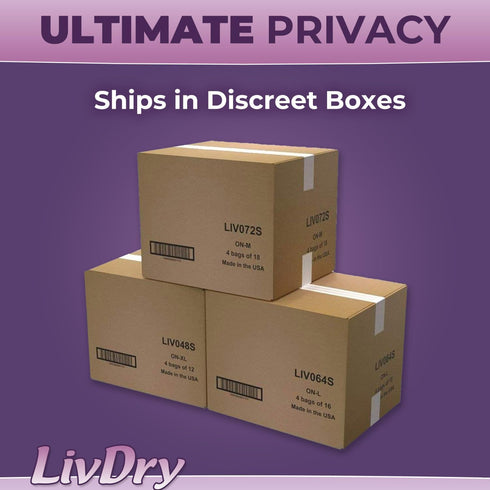 Livdry Adult Diapers for Women, Premium Incontinence Underwear, Comfortable and Absorbent for All Day or Overnight