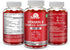 Sugar Free Vitamin B Complex Gummies - Prenatal, Vegan Diet, Older Adults - B12, B7, B6, B3, B5, B8, B9 Supplement, Two