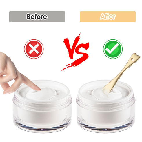 Sibba 3 PCS Face Spatula Lip Mask Applicator, Mini Spoon Tool for Skincare, Makeup, Cream, and Cosmetics