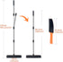 LandHope Carpet Rake for Pet Hair Remover, Long Handle Rubber Broom, Non-Scratch Bristles for Indoor Outdoor Cleaning