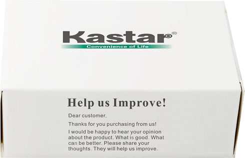Kastar 2-Pack 1.2V Ni-MH AAA 1000mAh Rechargeable Battery with Tabs for Electric Razors, Toothbrushes, and More