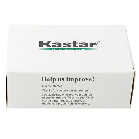 Kastar 10Pcs Rechargeable Ni-MH Battery 2/3AAA 1.2V 400mAh Flat Top for Solar Light