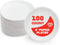 Hygloss Products Paper Plates - Uncoated White Plate, 6-Inches, 100 Pack, Environmentally Friendly, Recyclable