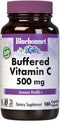 Bluebonnet Nutrition Buffered Vitamin C-500 mg Vegetable Capsules, 180 Capsules, Vegan