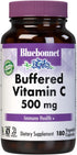 Bluebonnet Nutrition Buffered Vitamin C-500 mg Vegetable Capsules, 180 Capsules, Vegan