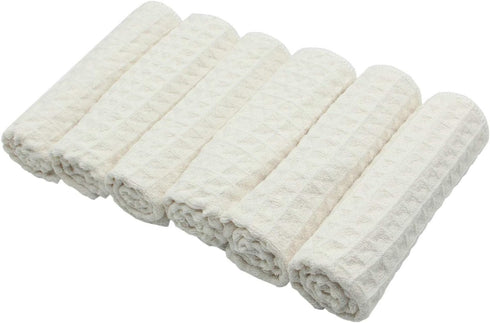 Microfiber Kitchen Cleaning Cloth, Thick Dish Rags, Waffle Weave Washcloths, Ultra Absorbent, Odor Free, 12inch x