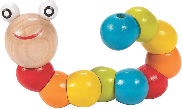 Fun Express Wooden Caterpillar Fidget Toy Set - Engaging & Educational Fidget