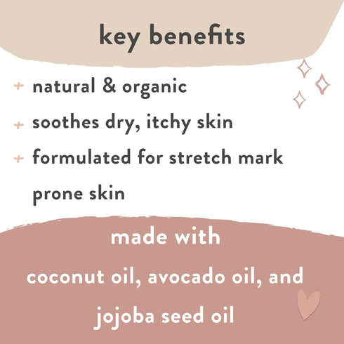 The Honest Company Honest Mama Glow On Body + Belly Oil - Organic, Plant-Based, Hypoallergenic, 4.2 fl oz