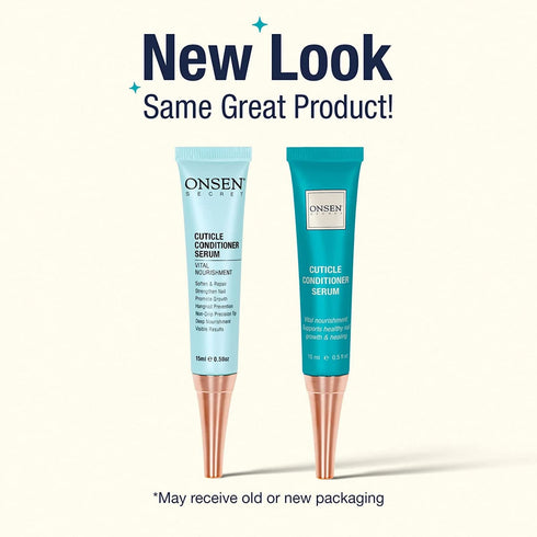 Onsen Cuticle Cream with Nail Cuticle Oil, Softener with Japanese Natural Healing Minerals (2 Count / 15 ml)