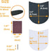 Unikstep 2 Pairs Shoe Heel Pads - Anti Slip Cushion and Protector, Replacement Kit with Nails