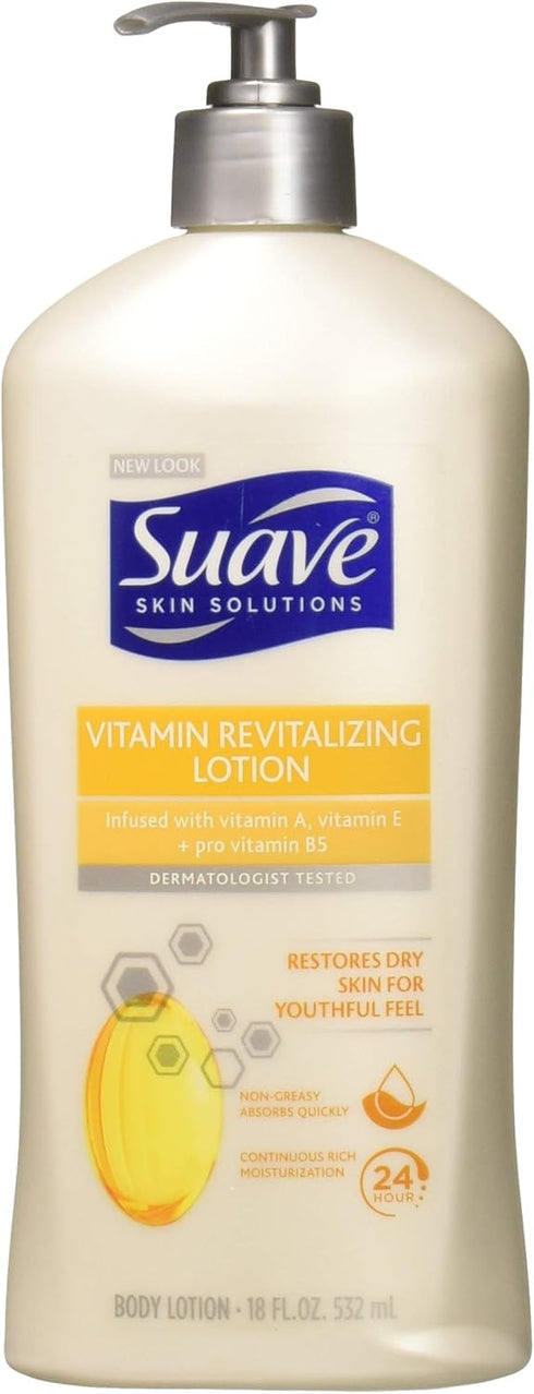 Suave Revitalizing Body Lotion with Vitamin E, 18 oz
