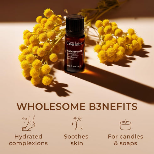 Set Set 2x0.34 oz Champaca & Helichrysum Essential Oil - Aromatherapy Grade Essential Oils - fl - Gya Labs