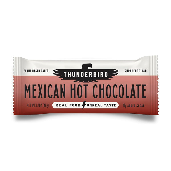 Thunderbird Bars Energy Snack, Gluten-Free with Protein, Healthy Real Food, Vegan Paleo Non-GMO, No Added Sugar,