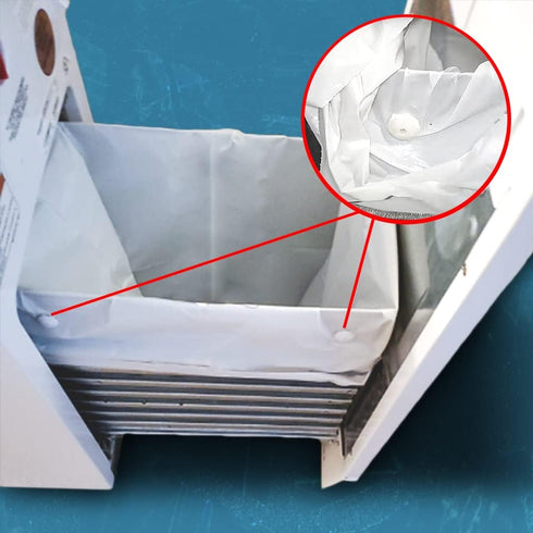 Ultrasac 18 Gallon Compactor Bags | 40 Pack with Ties | Heavy Duty 2.5 MIL | Compatible with Whirlpool