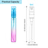 Patelai 18 Pieces Mini Perfume Spray Bottles, 8 ml Atomizer Portable Travel Mister in Colorful Glass