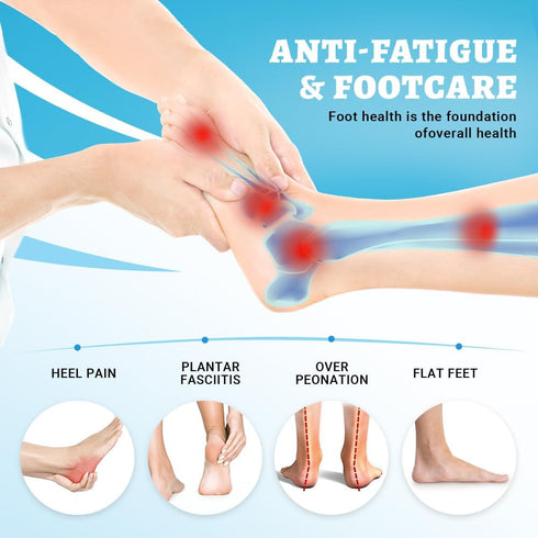 VALSOLE Plantar Fasciitis Insoles, Heavy Duty Support for 210+ lbs, Pain Relief Orthotics for Flat Feet, Men Women