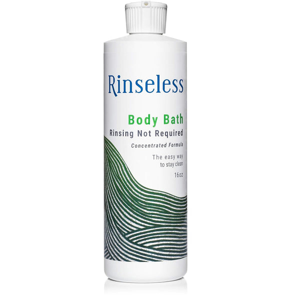 Refreshing Rinse Free Body Wash for Elderly, 16 Oz, Soothing Aloe Scent