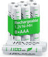 WENJOOP Rechargeable AAA Batteries 8 Pack 1100mAh 1.2V NiMH High Capacity, Low Self