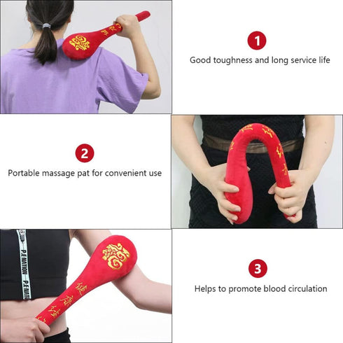 Hammer Hammer Beavorty Shot Active Massager Massaging Stick for Back Massager Ball Cotton Reflexology Tool Massage