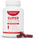 humanN SuperBeets Beet Root Capsules 1000mg 90 Count for Nitric Oxide Production and Blood Pressure Support