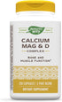 Nature’s Way Calcium-Magnesium-Vitamin D3 - Bone Health & Muscle Function - Gluten & Dairy Free - 250 Capsules