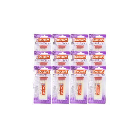 The Doctor's BrushPicks Interdental Toothpicks, 120 Count (Pack of 12)