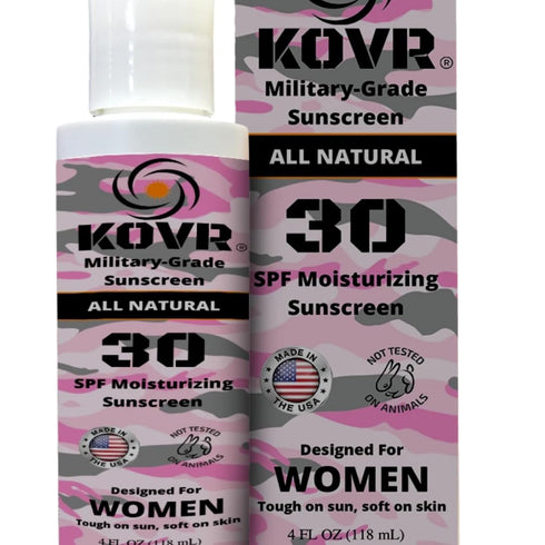 Sunscreen Organic SPF 30 Mineral Sunblock, Coral Reef Friendly Face & Body Lotion, 4 oz, Fragrance-Free, Travel Size.
