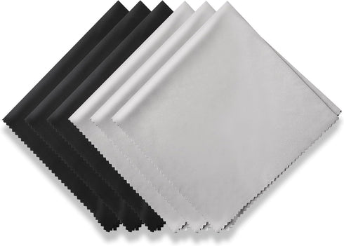 LZUPIKC 6PCS Large Eyeglass Cleaning Cloths, 12 x12 inches Glasses Cleaner, Individually Wrapped,