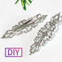 Single Prong Alligator Hairpins, 100 Pieces Silver Metal Curl Crocodile Hair Clips, 39mm for Hair Care Salon DIY Craft