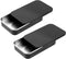 2 Pack Dental Floss Portable Case, Refillable Glide Floss Storage Container for Travel, Black