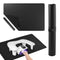 Nail Art Table Mat 23.62x15.75 Inch, Foldable Manicure Pad for Nail Technician, Nail Polish Mat for Salon Home (Black)
