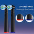 BKIX Replacement Toothbrush Heads Compatible with Oral B, Cross Sensitive Electric Brush Head Refills for Pro 1000