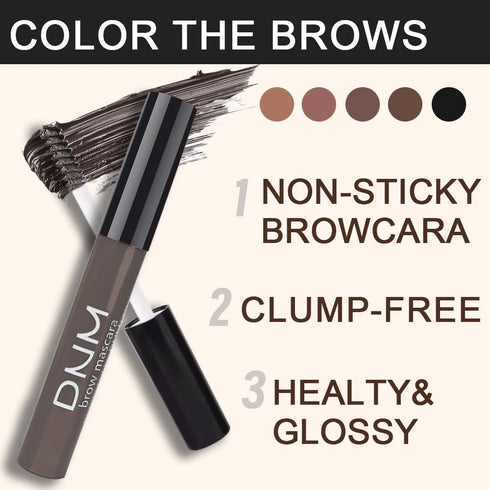 Kaely Waterproof Eyebrow Gel, Longwear Tinted Eye Brow Mascara Makeup Kit, 05 Brunette