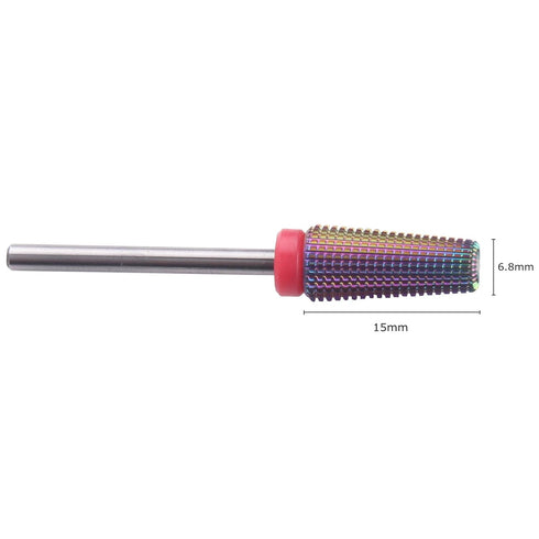 MZCMSL 5 in 1 Carbide Nail Drill Bit, Removing Acrylic or Gel, 3/32 Shank efile Bit, Fine, Multicolor
