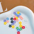 WOKOTO 100pcs Colorful 3D Resin Heart and Stars Nail Charms, Nail Jewels, Rhinestones, and Charms for Nail Art