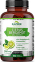 Zazzee Extra Strength Citrus Bergamot 25:1 Extract, 1200 mg, 40% Polyphenolic Flavanones, 150 Vegan Capsules, 30,000 mg
