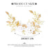 Unicra Gold Flower Bride Wedding Hair Vine - Pearl Bridal Hair Piece Leaf Hair Accessories Rhinestone Headband
