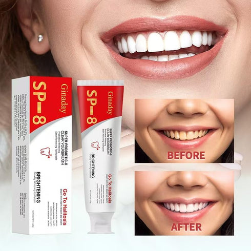 Magic Changing SP-8 SP-8 (1Pcs) Probiotic Toothpaste, Fresh Breath Deep Cleaning Care Ultra Whitening Toothpaste.