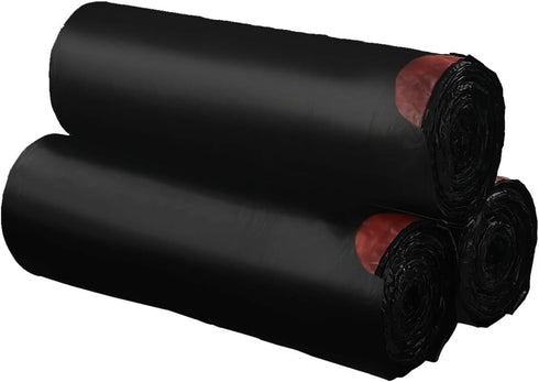8 Gallon Drawstring Trash Bags, Black, 110 Counts
