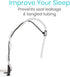 Vive CPAP Hose Holder for Bed - Adjustable Clamp Stand for CPAP Tubing, Prevents Tube Leakage and Tangle