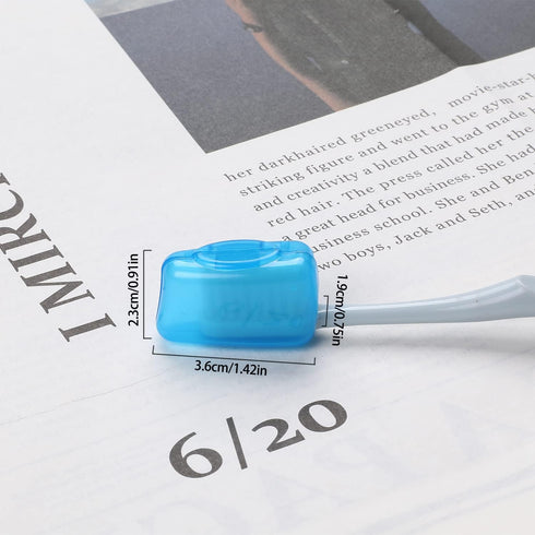 Sliverdew 5 Travel Toothbrush Covers - Colorful Cases for Hygiene