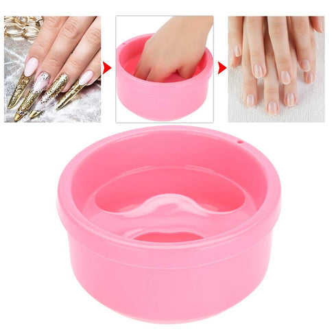 HURRISE Nail Art Soak Bowl, Nail Soaking Bowl, Polish Treatment Hand Soak Bowl Nail Polish Tray Nail Care Tool, Nail Nutrition For Nail Polish Sterilization Treatments